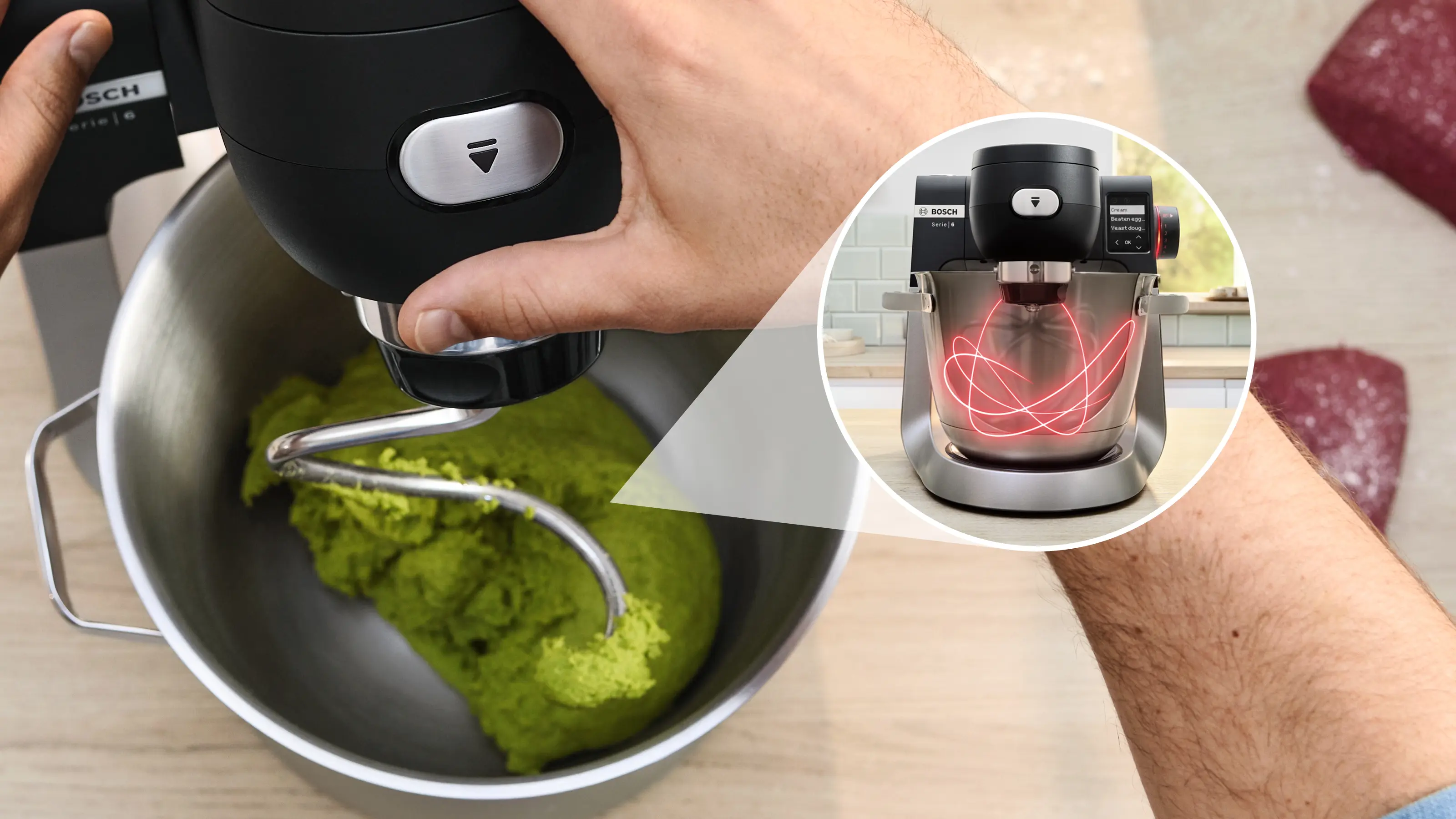 סדרה 6 Kitchen machine with scale 1600 W שחור, נירוסטה
