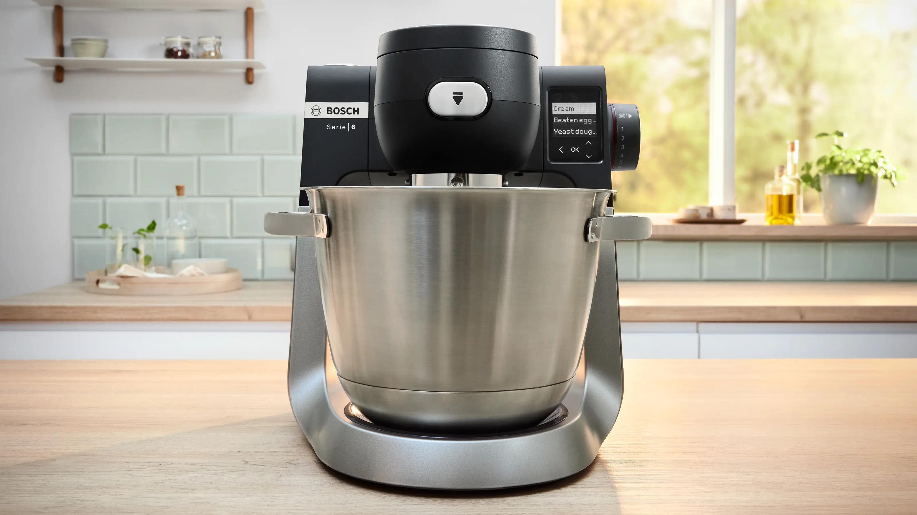 סדרה 6 Kitchen machine with scale 1600 W שחור, נירוסטה