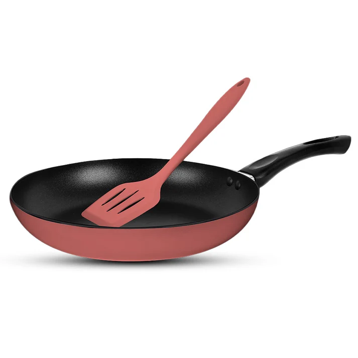 20 cm pan + slotted spatula DAILY Peach