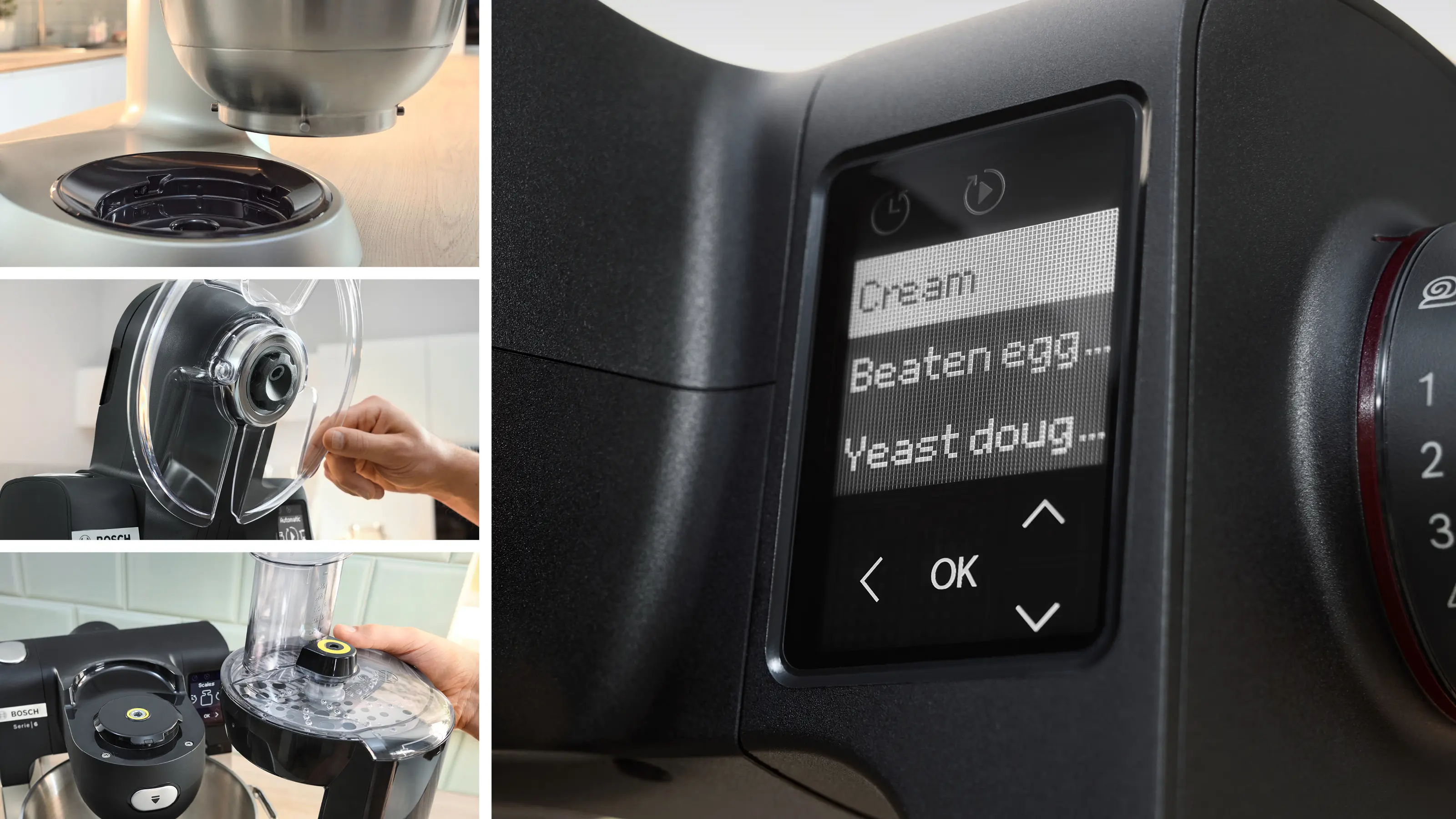 Series 6 Kitchen Machine with Scale 1600 W Black, Stainless Steel - صورة 5