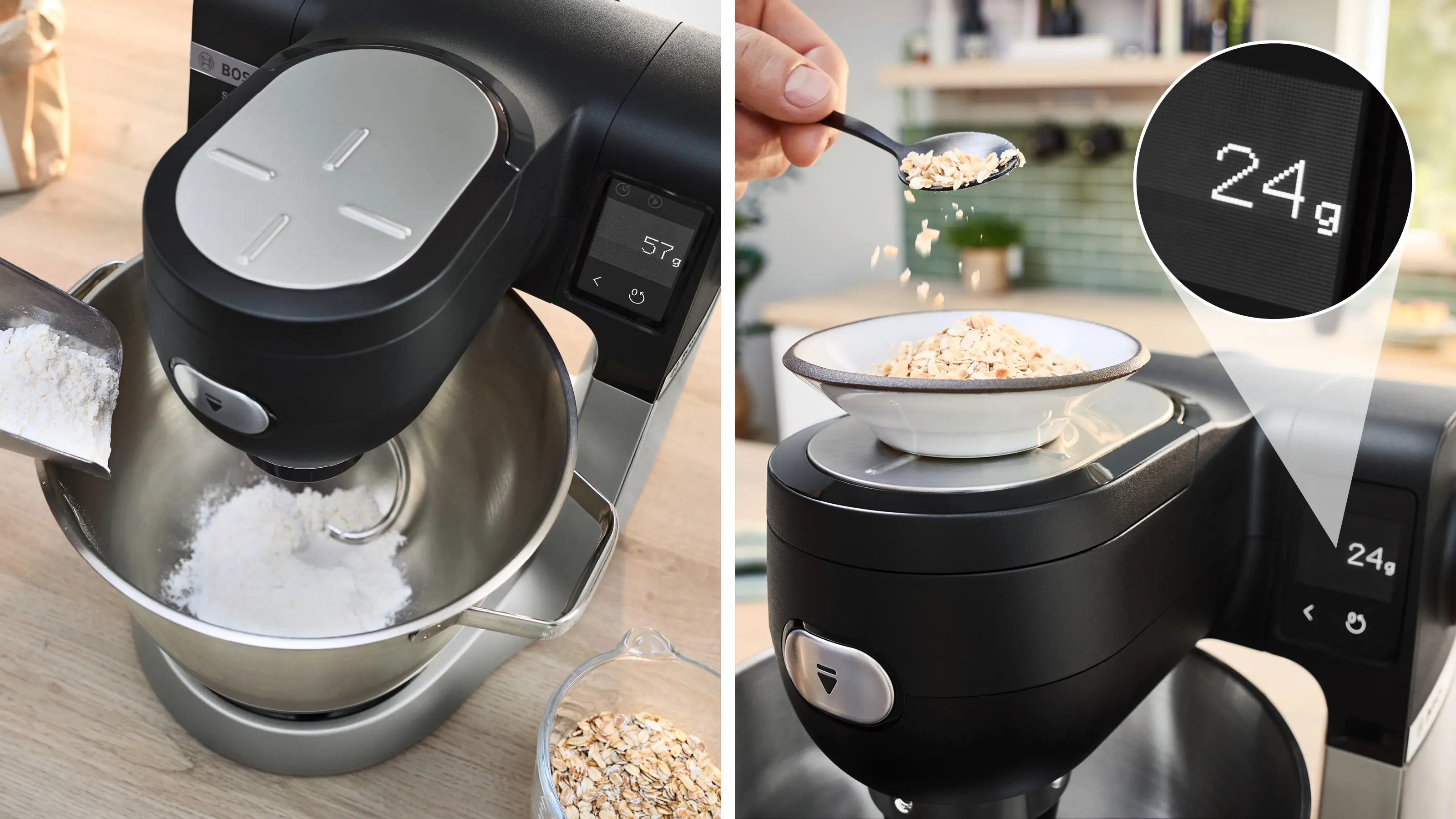 Series 6 Kitchen Machine with Scale 1600 W Black, Stainless Steel - صورة 4