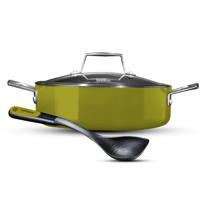 Soufflé 28x7 cm, 3.8 L + Everyday Plus green spoon