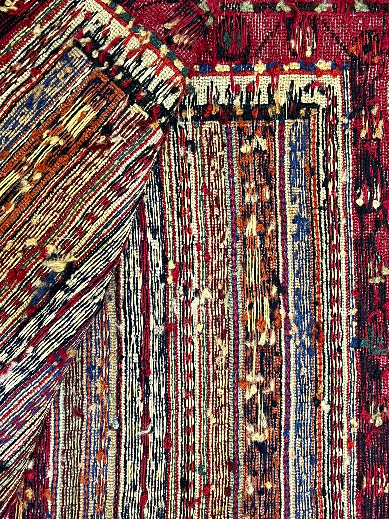 Handmade Persian-Caucasian Kilim Rug made of Sumac wool | 50×200 cm (also available in 50×100 cm) - صورة 4