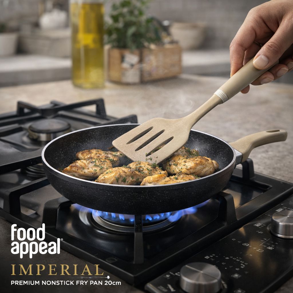 מחבת 20 ס"מ + תרבד סיליקון IMPERIAL ידית שמפנייה