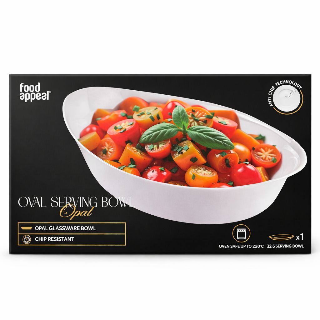 Oval serving dish with handle 32.5*20*7.5 cm - صورة 2