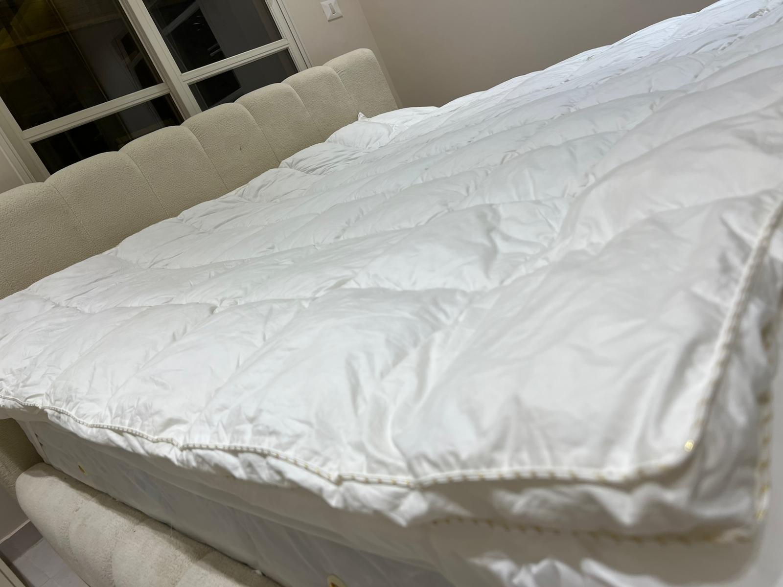 Double winter blanket with a goose feather touch
