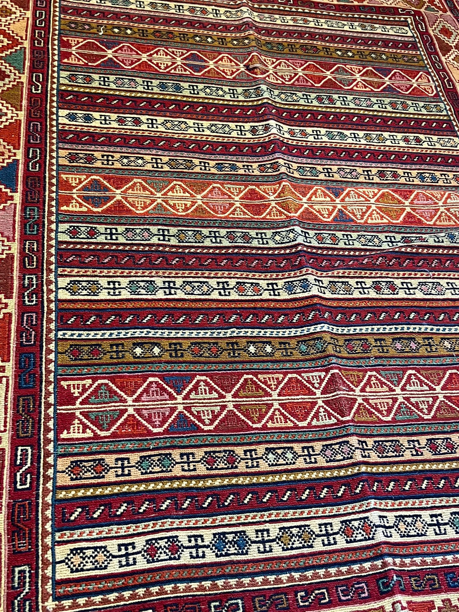 Persian Handmade Wool Kilim Rug | ‎145*106 cm