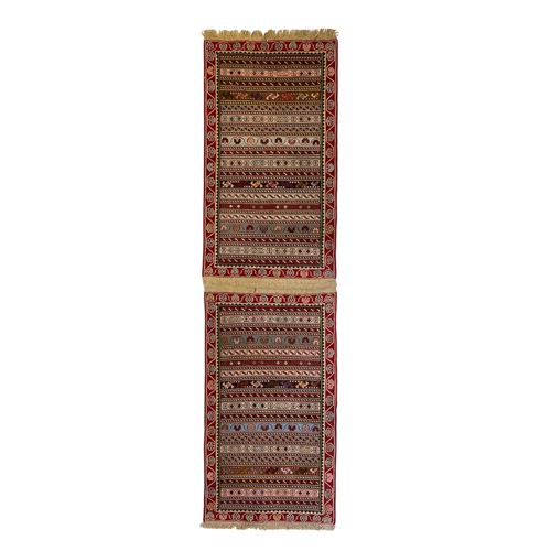 Handmade Persian Caucasian-Style Kilim Rug made of wool | 50×200 cm (also available in 50×100 cm) - صورة 6