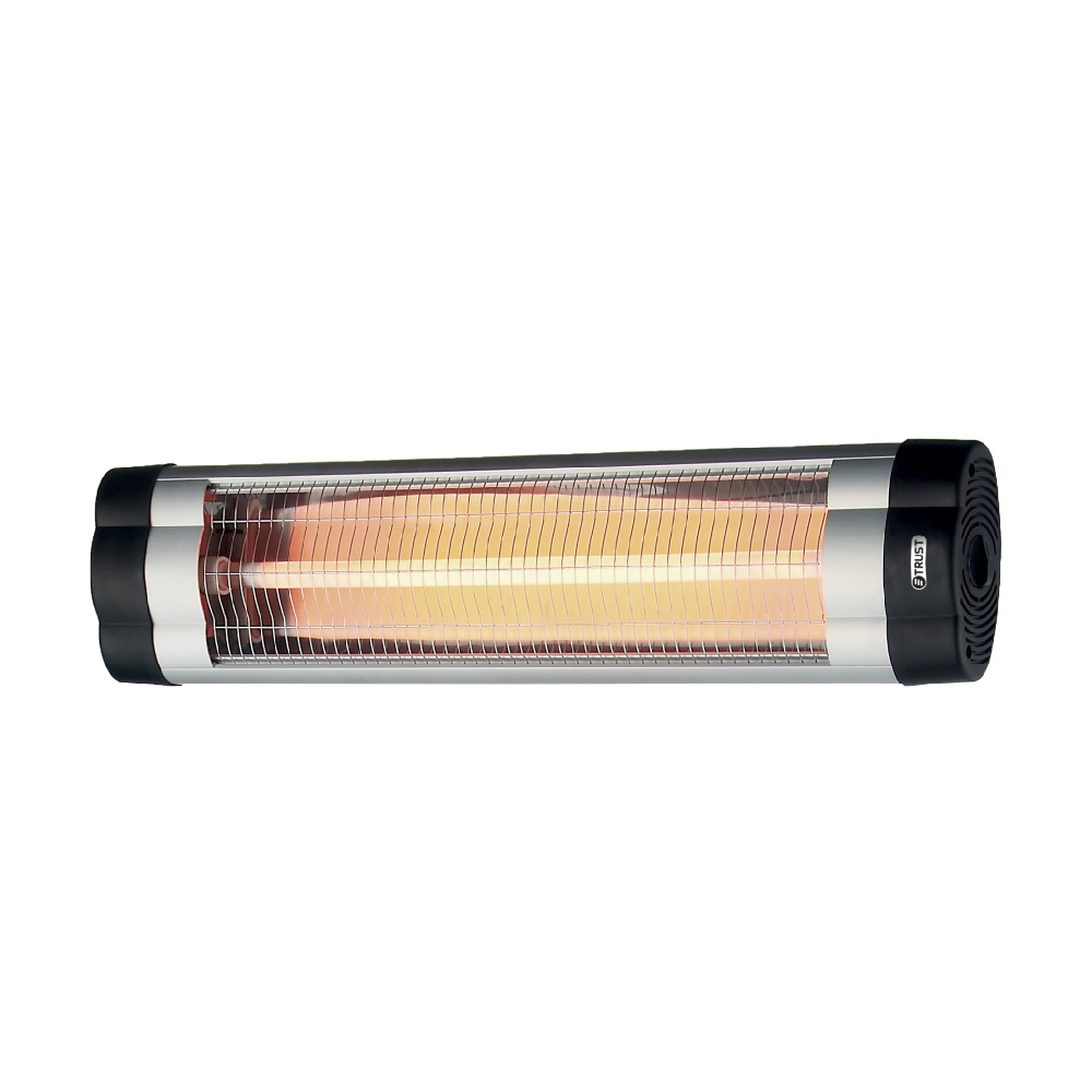 תנור חימום קוורץ חשמלי Trust (TUBE 2000) 2000W שחור וכסף - صورة 5