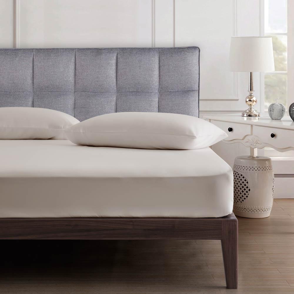Microbasic Fitted Sheet Set – Sand - صورة 3