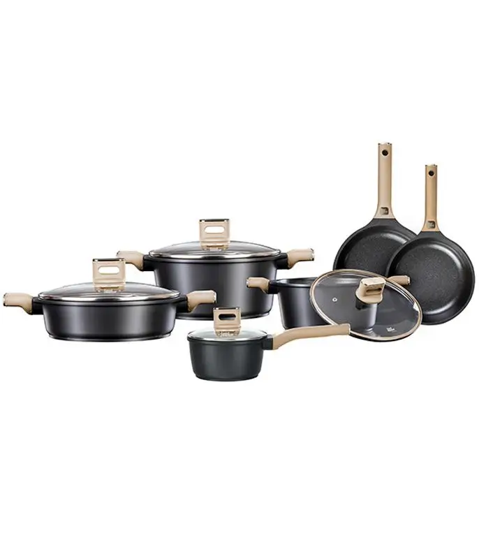 Set of 10 pots - CHARM handles "skin effect" - صورة 5
