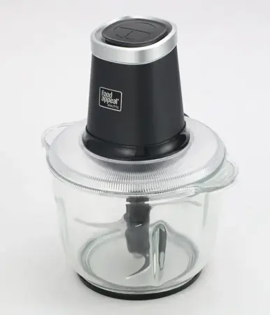 Extra powerful electric vegetable chopper 500W, 2 liter glass container | from Food appeal