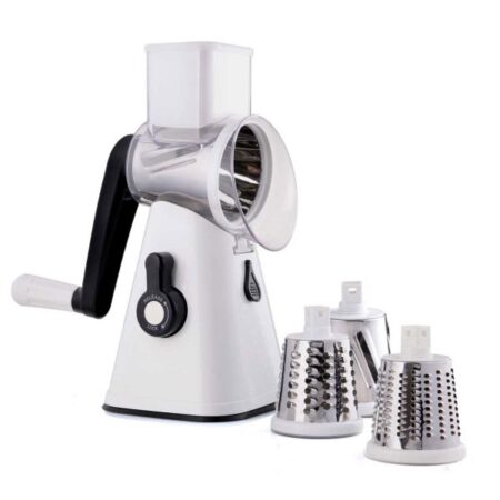 Multifunctional rotating grater