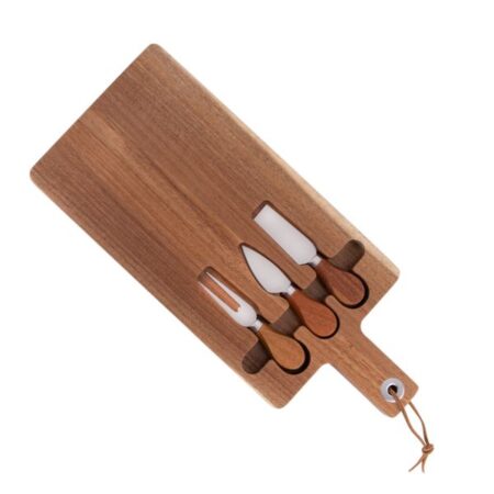 Butcher for slicing and serving with a handle