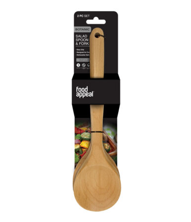 Set of wooden salad spoons from the BOTANIC series by FOOD APPEAL