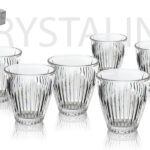 סט 6 כוסות ויסקי Crystaline בנפח 220ML