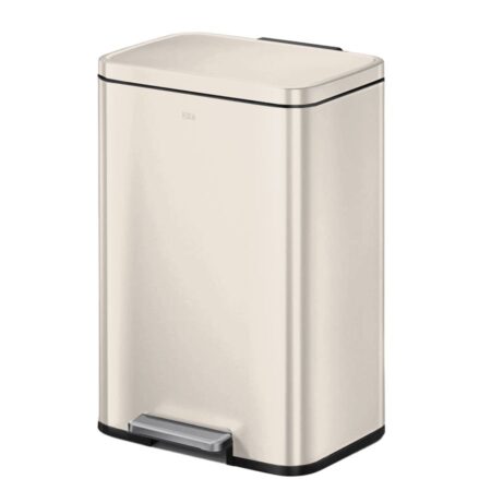Square trash can 50 liters MADISON Vanilla matte from EKO with inner bin