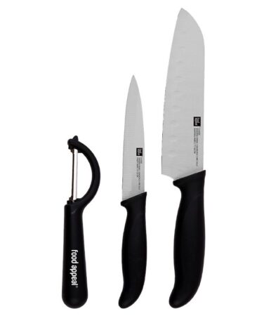 3-piece cutting case - Sentoku knife 18 cm Multifunction knife 13 cm and CLASSIC collagen