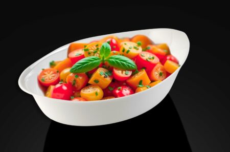 כלי הגשה אובלי עם ידית 32.5*20*7.5 ס"מ