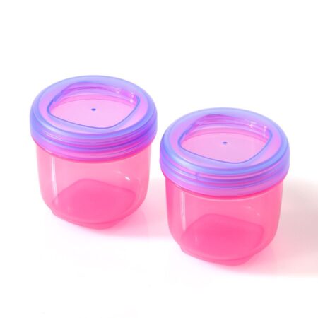 Pack of 2 Snack Containers 150 ml TO GO Pink/Purple Smash by Food Appeal