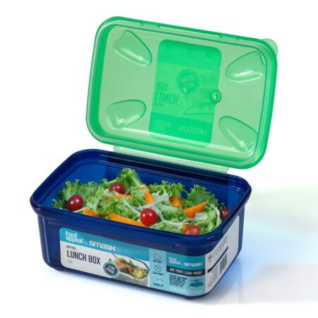 Lunch Box 1100 ml Blue/Green Smash by Food Appeal