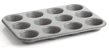 CS Baking Pan 12 Cavities 26.5 X 35 cm Patisserie Marble