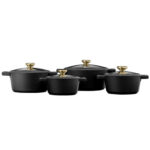 8-piece pot set - BLACKBERRY