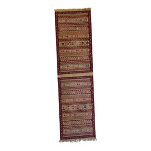 Handmade Caucasian Kilim Rug made of high-quality Sumac wool | 50×200 cm (also available in 50×100 cm)