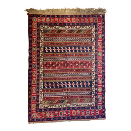 עבודת יד צמר טהור טורקי ואן קארס שטיח קילים | 143*103 ס"מ