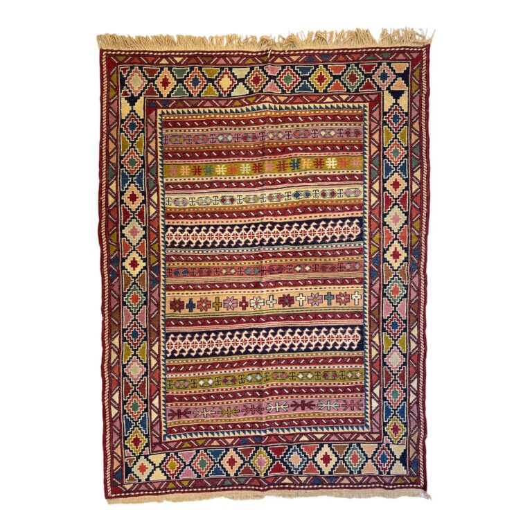 Persian Handmade Wool Kilim Rug | ‎145*105 cm