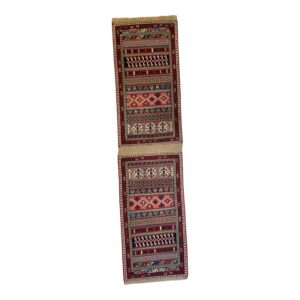 Caucasian Persian Sumac Wool Handmade Rug | 50×200 cm (also available as 50×100 cm half)