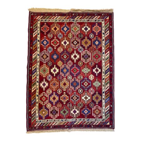 שטיח ונ טורקי בעבודת יד מצמר בסגנון פרסי - קילים. עבודת יד | ‎150 x 110 ס"מ