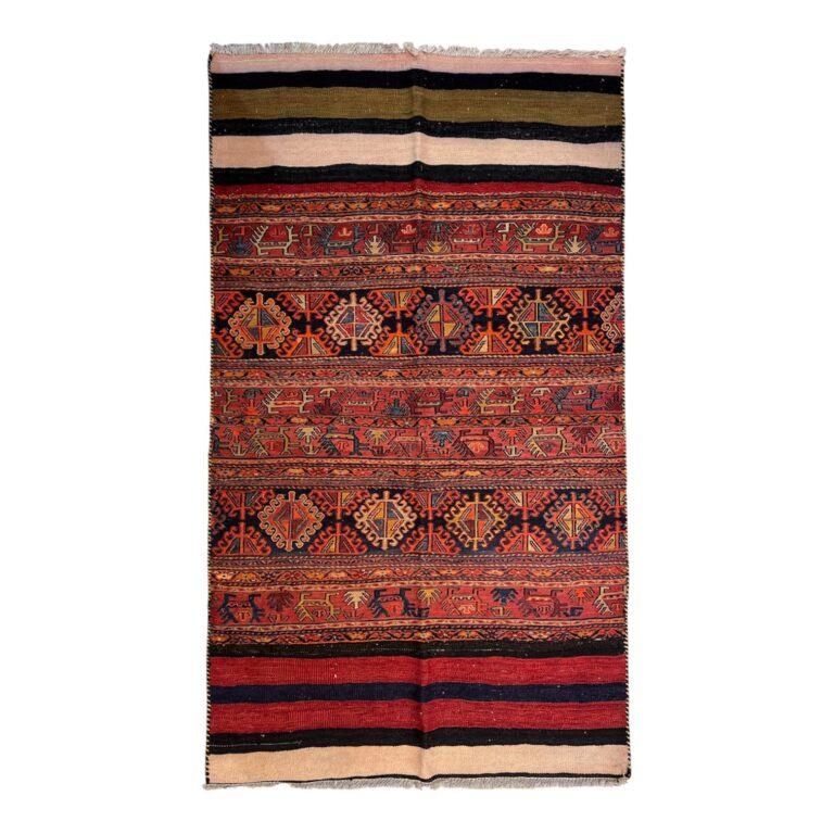 سجادة فاخرة مصممة يدويًا 'كالا هوم' | 170 x 100 سم | صوف وحرير فاخر