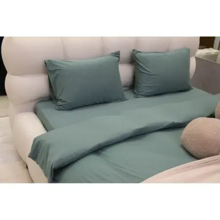 Madrid Jersey Bedding - Sage Green