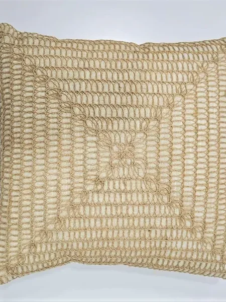 Chives pillow – linen thread