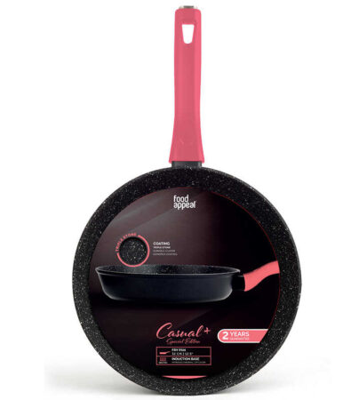 32 cm Pan CASUAL PLUS Handle Bright Pink