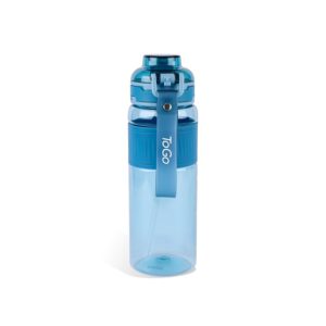 Tritan bottle 1000 ml blue with ACTIVE straw from Food appeal
