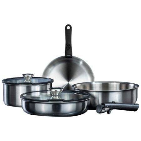 8-piece pot set with removable handle FLEXI PLATINUM from Food Appeal