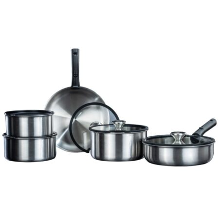 סט סירים 12 חלקים עם ידית נשלפת FLEXI PLATINUM מבית Food appeal