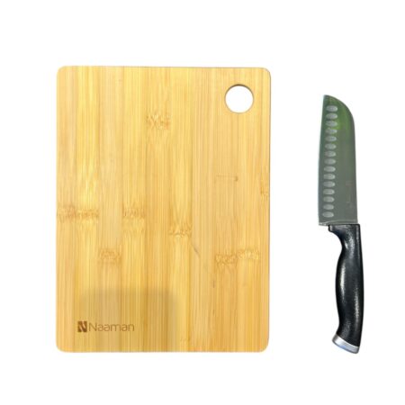 Set Butcher Board + Knife