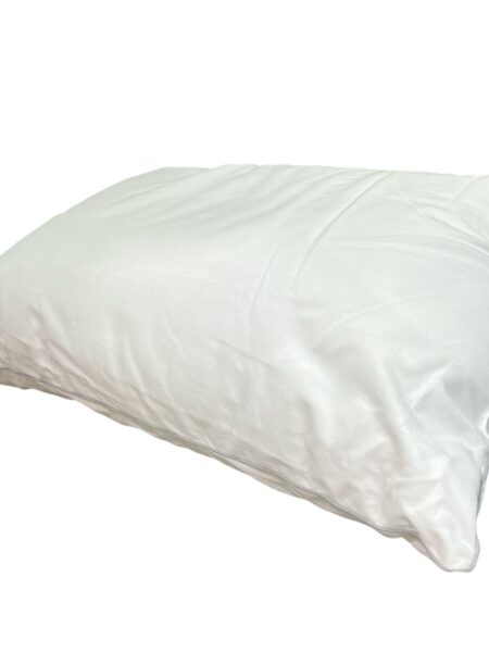 Premium pillow - velvet and silk - white - 50*70