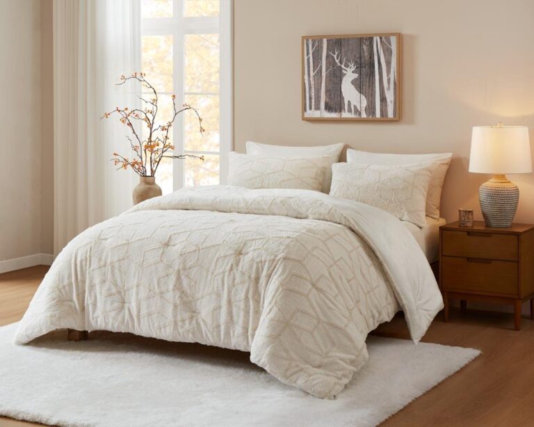 Luxury Duvet Set - Geotri Ivory