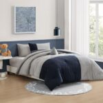 5-Piece Luxury Duvet Set – Cordee Grey Navy