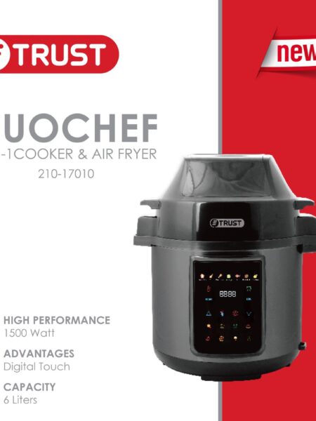 DUOCHEF 2-в-1 — мультиварка и аэрофритюрница — 6 л