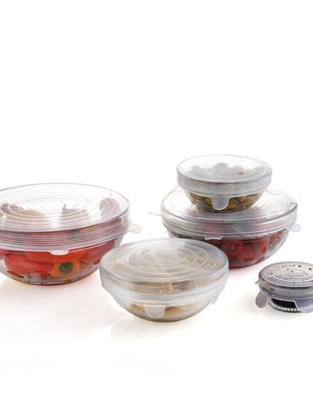 Set of 5 silicone caps