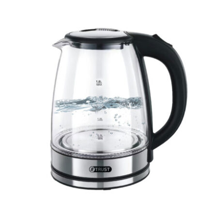 1500W Black Glass Kettle Trust