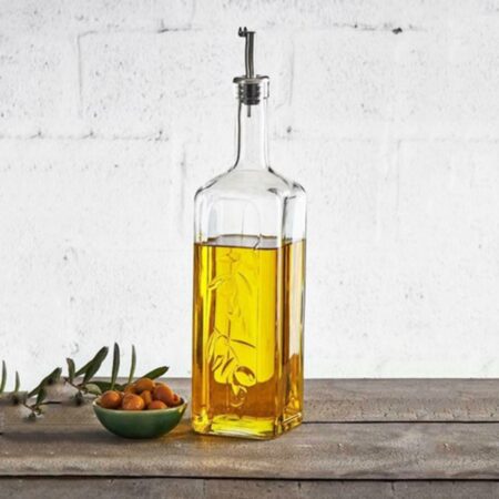 1 liter glass oil bottle