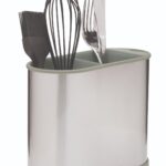 Oval stainless steel tool stand KITCHENWARE