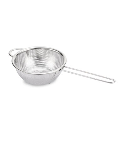 High density stainless steel sieve with handle 20 cm