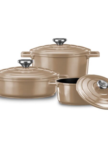 סט סירי קדירה 6 חלקים - ORIENT קרם